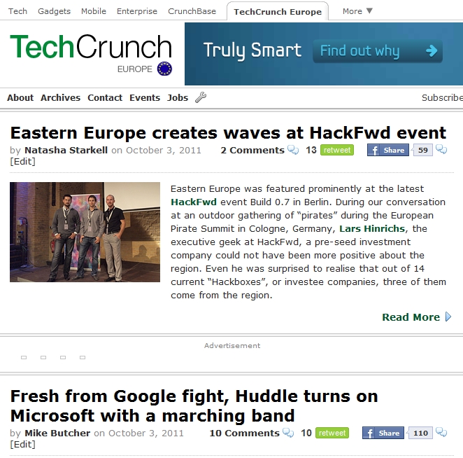My First Post is Published on TechCrunch!