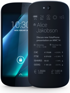 YotaPhone 2 with a dual screen was developed in Russia